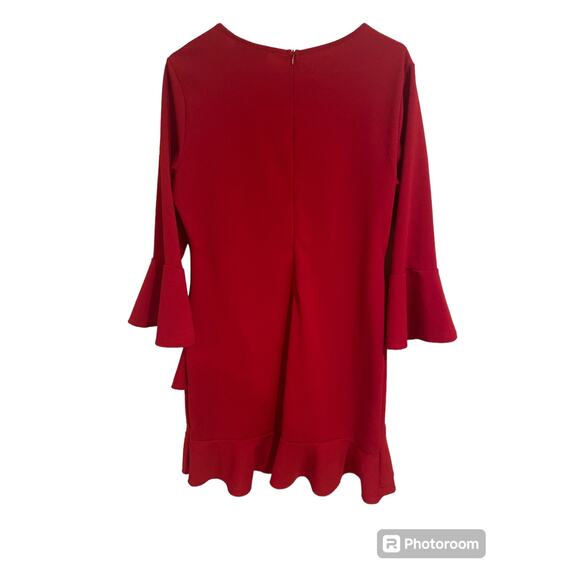 Lulus Red Ruffle Bodycon Dress 3/4 Bell Sleeve
Womens Size XL - Picture 2 of 4